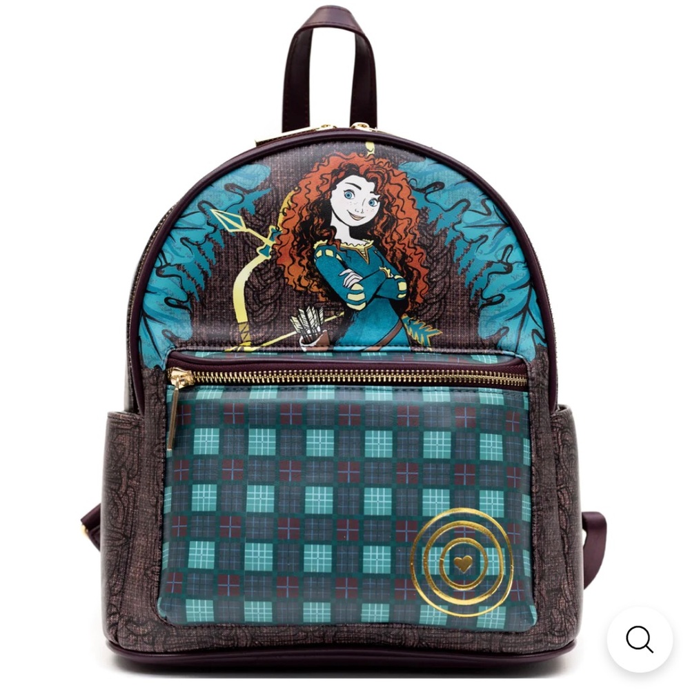 NWT Brave Merida Danielle Nicole Disney Mini Backpack